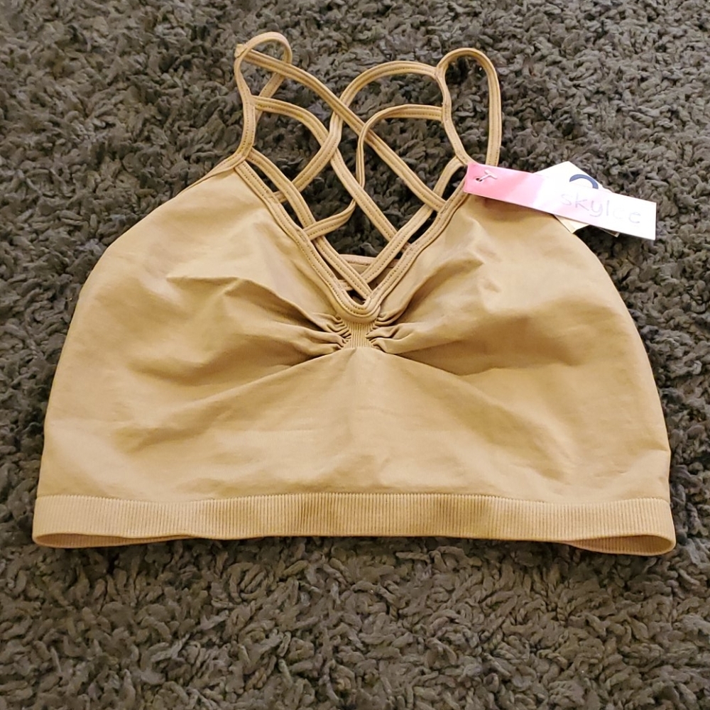 New nude bralette
